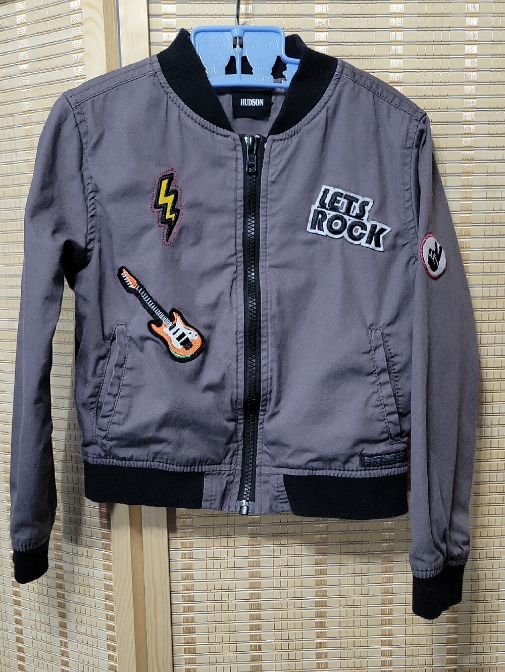 Kids Hudson Let's Rock Bomber Jacket - Size 5